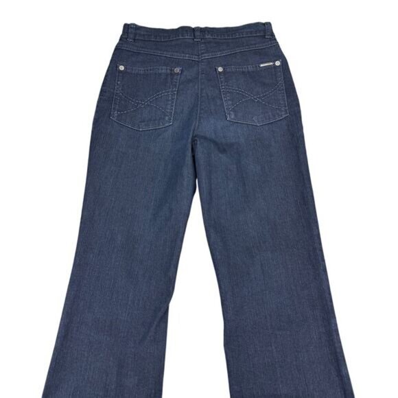 SAINT JAMES 1990 Angelina Slim Straight Womens Jean Sz 4 Blue - Picture 5 of 7